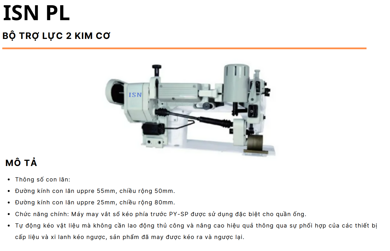 Bộ Trợ Lực 2 Kim Cơ ISN PL