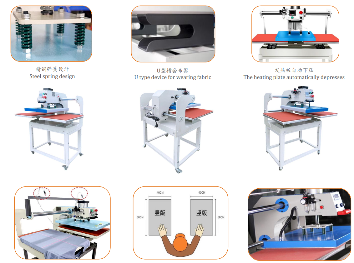 Máy Ép Nhiệt Tự Động Mâm Dọc