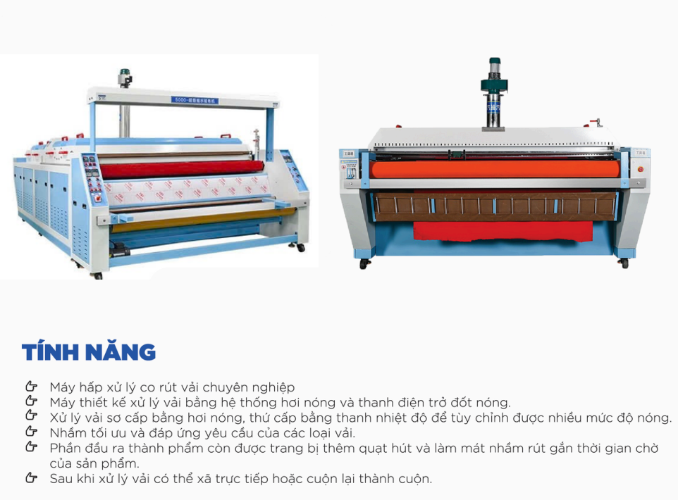 Máy Xử Lý Độ Co Rút Vải HX-5000