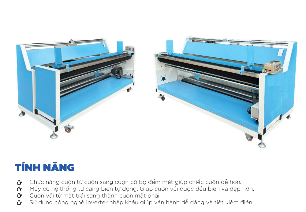 Máy Cuộn Vải Căn Biên Tự Động 11A 