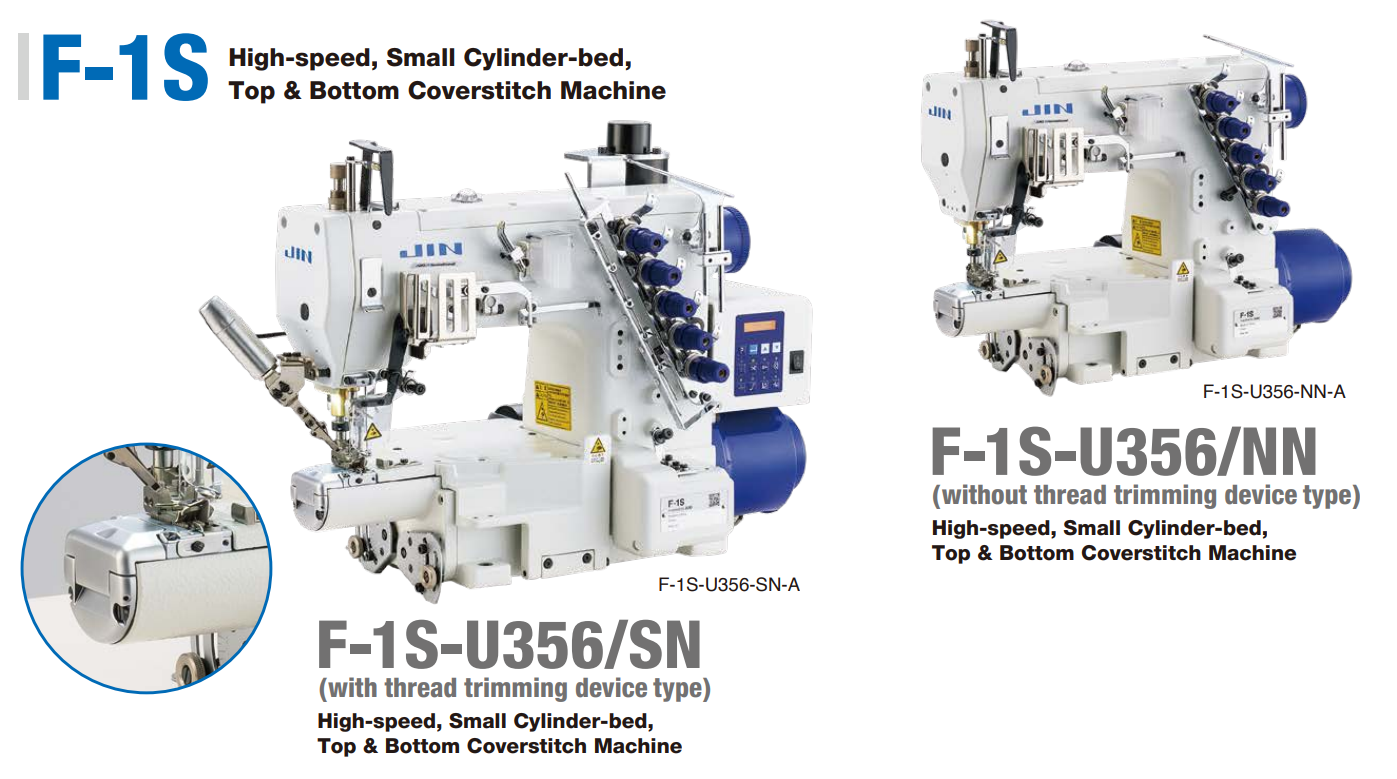 Máy Viền Đầu Nhỏ Điện Tử JIN - F1S-U356/SN 
